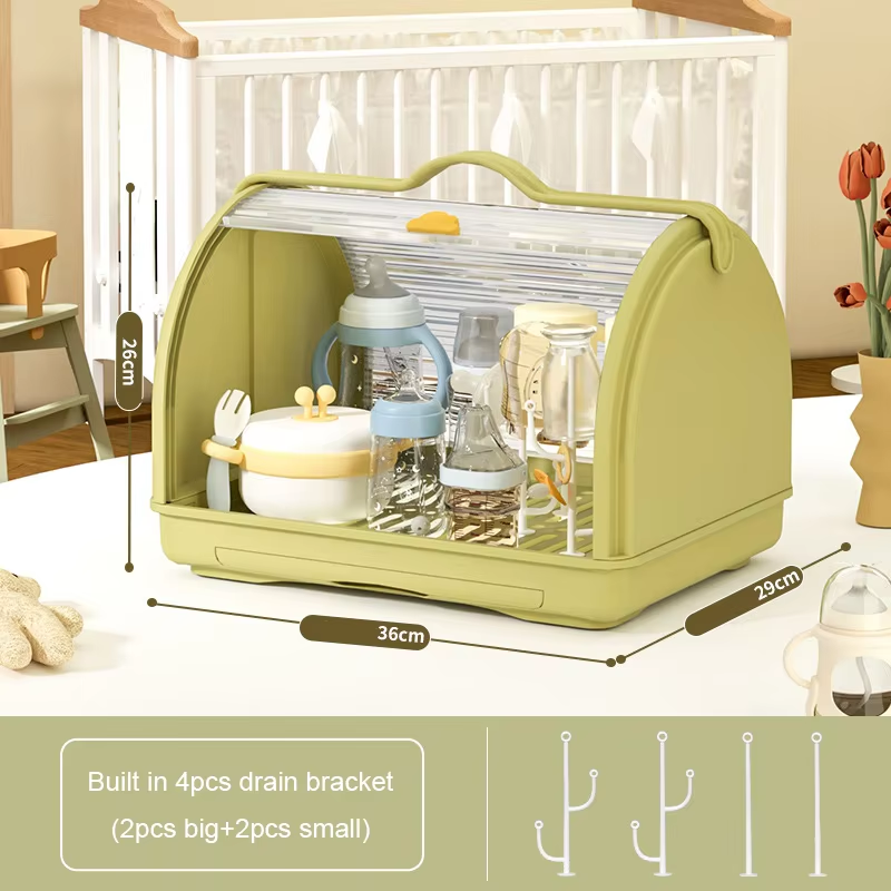 Caja de leche verde
