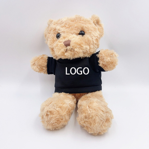 Venta al por mayor de la sublimación de peluche oso de peluche camiseta marca su logotipo personalizado lindo peluche suave oso de peluche juguetes de peluche - Product Image 6
