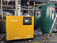 Compresseur d'air à vis 15KW 20HP 1,9-2,5 M3/min 67-88 Cfm 7-13 bar pour réparation automobile/ outils pneumatiques/ ateliers de travail du bois