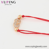 Bracelet réglable en fil rouge chinois porte-bonheur Xuping Fashion 77079 pour femme et bébé