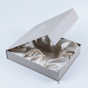Ribbon Jewelry <b>Box</b> Jewelry Packaging Paper <b>Box</b> Magnet Bracelet Ring <b>Earring</b> Pendant Necklace Storage Paper <b>Box</b> With Satin Insert - Product Image 1
