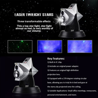 Projecteur laser LED Galaxie avec effet nébuleuse pour plafond, décoration de salle sensorielle, équipement de thérapie pour enfants