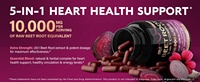 Poudre de Betterave Végétalienne OEM, Antioxydant, Fibres Alimentaires en Granulés 8000mg, Compléments Alimentaires à Base de Plantes pour la Santé Cardiaque des Adultes