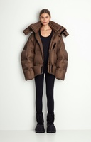 Blouson d'hiver pour homme de haute qualité, style universitaire, tendance, épais, couleur unie, motif canard moelleux, manteau chaud matelassé avec fonction chauffante