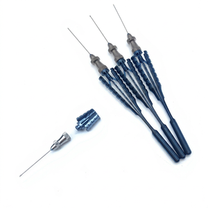 Pinzas de Capsulorrexis Retinales, Pinzas Dentadas con Cabeza Removible 23G25G, Instrumento Quirúrgico Oftálmico - Product Image 1