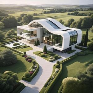 <span class=keywords><strong>Casa</strong></span> Modulare Prefabbricata in Acciaio dal Design Moderno <span class=keywords><strong>per</strong></span> Uso Villa - Product Image 1