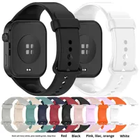 Bracelet en silicone officiel ZH Redmi 6 avec design scrunchie pour montre 9/8 Pro 5/4, boucle à ardillon universelle