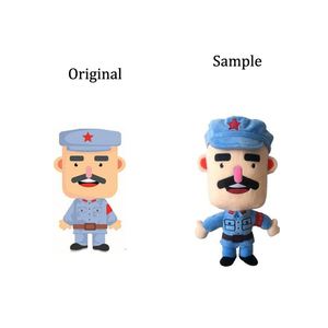 Peluches étoiles de mer personnalisées brodées en gros, jouets lestés doux et câlins avec vernis UV pour cadeaux de fête, fabriqués en coton - Product Image 4