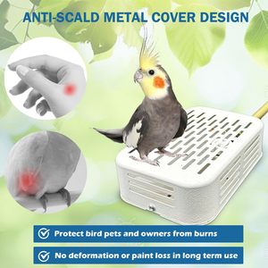 Lampe chauffante pour cage d'animaux, ampoule chauffante pour oiseaux, ampoule à lumière chaude pour petits animaux, lapin, chat, cage de perroquet - Product Image 5