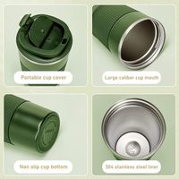 Tasse à boire thermique personnalisée pour gravure laser avec logo gobelet de vente tasse à café de voyage bouteille d'eau avec manchon en silicone