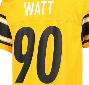 2025 nuova maglia cucita da Football americano Pittsburgh #8 rodgers #90 watt #43 polamalu - Product Image 5