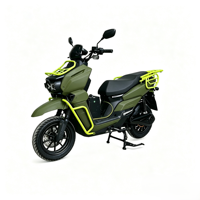 Scooter électrique cargo 2000W, batterie lithium 60V, 2 roues, moto de livraison longue portée, scooter électrique pour livraison de nourriture