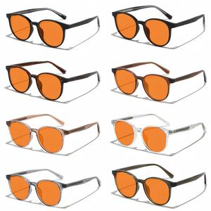 Gafas con Filtro de Luz Azul, Montura Redonda de Material TR90, Unisex, Diseño Moderno, Suministro Directo de Fábrica al por Mayor - Product Image 4