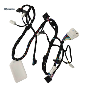 定制汽车低压线束总成，带杠杆锁扣连接器多分支电缆 - Product Image 1