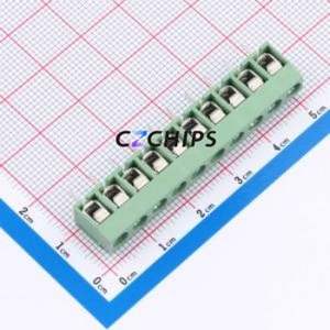 C50126V-10P0G46 Screw Terminal Block Through hole Component (THT),P=5mm Connector 1x10P 5mm 10P 1 - Product Image 1