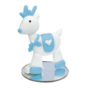 Light Blue Reindeer <b>Cake</b> <b>Decorating</b> <b>Supplies</b> - Product Image 1