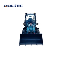 Caricatore Frontale Elettrico Compatto AOLITE E612 da 1,2t (1200kg) con Cabina Chiusa, Alimentato a Batteria, 4 Ruote, per Movimentazione Materiali - Vendita Diretta dalla Fabbrica Cinese
