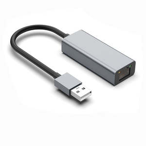 Tarjeta de Red USB 100M/<span class=keywords><strong>GB</strong></span>, Adaptador de <span class=keywords><strong>Cable</strong></span> USB a Puerto <span class=keywords><strong>Ethernet</strong></span>, USB a RJ45, Tarjeta de Red Plug and Play sin Controladores para PC y Portátil - Product Image 2