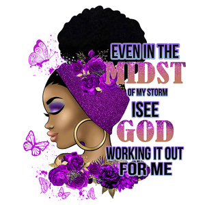 Diseños de Transferencia Térmica DTF Personalizados al por Mayor de Mujer Afroamericana para Camisetas - Product Image 2