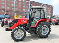 Versátil 120HP 4WD Tractor Farm Wheel Machine LTB1204 con múltiples velocidades de toma de fuerza para varios implementos agrícolas y agrícolas