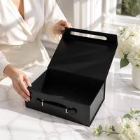 Black Rigid Paper Sage Green Foldable Box with Lid 64 Compartment Foldable Holiday Foldable Paper Boxes Packaging 10 Pieces MOQ