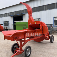 Nouveau Hachoir Électrique Haolu 15 kW pour Fourrage, Capacité 10 Tonnes/Heure, 380V/220V, pour Bétail, Poulets, Maïs, Pailles, Ensileuse Haute Performance