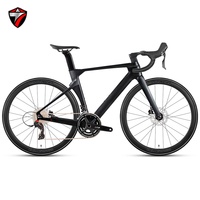 热门 TWITTER R10 Pro 碳纤维公路自行车 RS 22 速液压碟刹，全内线走线，空气动力赛车自行车