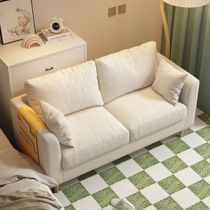 أثاث غرفة المعيشة الشمال أرائك على الطراز الكريمي أريكة منزلية خفيفة أريكة شقة صغيرة - Product Image 2