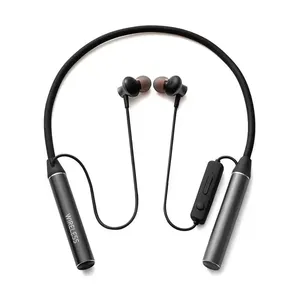 GYM530 Nirkabel BT5.1 In-Ear Magnetik <span class=keywords><strong>Neckband</strong></span> Pemutar MP3 Kartu TF Earphone Baterai 800mah Memori Logam Headphone Olahraga - Product Image 3