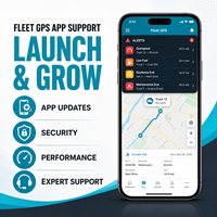 Gestión Avanzada de Flotas con GPS, Desarrollo de Aplicaciones de Rastreo GPS para IOS y Android con Alertas de Geocercas y Monitoreo del Comportamiento del Conductor, LionCreate