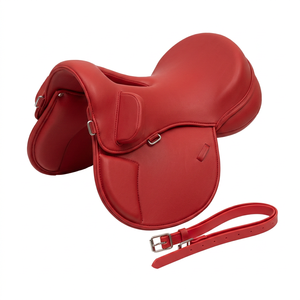 Sillín de equitación sintético para deportes al aire libre con correas, juego completo a juego, fabricante Riding House Kanpur - Product Image 1
