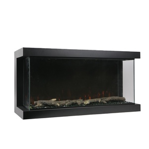 <span class=keywords><strong>Chimenea</strong></span> Eléctrica Moderna de Tres Lados con Cristal Templado Plano de 60 Pulgadas para Decoración Facial - Product Image 2