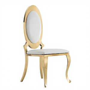 <span class=keywords><strong>Chaise</strong></span> <span class=keywords><strong>de</strong></span> banquet <span class=keywords><strong>de</strong></span> <span class=keywords><strong>mariage</strong></span> moderne et simple en acier inoxydable pliable, vente en gros d'usine, rembourrage doux en mousse <span class=keywords><strong>de</strong></span> densité moyenne - Product Image 1