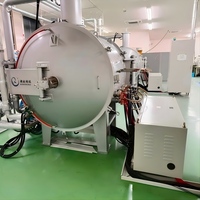 Four à vide Xirui pour traitement thermique par induction de recristallisation du carbure de silicium, 2400°C, avec pompe en acier inoxydable pour travail à l'argon et frittage
