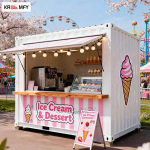 China Prefabricated 20FT 40FT Shipping Bar Restaurant Cafe Container Fast Food Kiosk Coffee Shop Store - Product Image 4