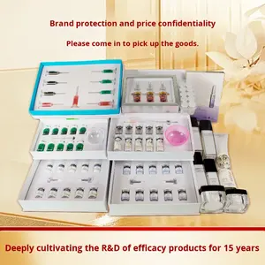 Set <span class=keywords><strong>de</strong></span> la Serie Cinema, Salmon Water Glow, Líquido Original Reafirmante, Antiarrugas, <span class=keywords><strong>para</strong></span> el Cuidado <span class=keywords><strong>de</strong></span> la Piel Grasa, Uso Doméstico, Belleza, Mujeres, Modelo - Product Image 3