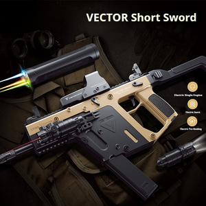 Pistola Giocattolo Elettrica P90 <span class=keywords><strong>Vector</strong></span> Short Swords, Blaster a Gel Elettronico per Bambini e Adulti - Product Image 4