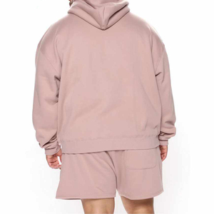Ensemble de survêtement en coton pour homme, short et sweat à capuche, vêtements de sport confortables - Product Image 3