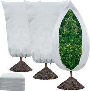 Cubierta para Clima Frío, Tela Flotante para Jardín, Cubierta Agrícola para Invierno, Protección contra Heladas, Cubierta para Plantas y Árboles con Cordón Ajustable - Product Image 4