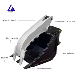 Gia Cố Bền Xô Răng Ngón Tay Cái Hàm Xô Máy Xúc Vỏ Sò Grapple Với Bảo Trì Thấp - Product Image 4