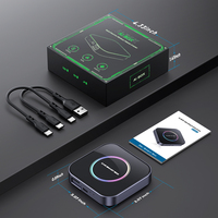 Adaptador Inalámbrico Inteligente BOYI OEM ODM para Carplay y Netflix, 8GB+128GB USB, Android Auto AI Box Dongle, Reproductor Multimedia 4K, Universal