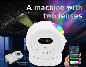 Projecteur Galaxie pour Chambre à Coucher, Projecteur d'Aurores Boréales, Application Intelligente, Veilleuse LED Aurore Boréale pour Cadeaux <span class=keywords><strong>de</strong></span> <span class=keywords><strong>la</strong></span> Saint-Valentin - Product Image 1