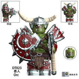 Bloques de Construcción de Plástico para Armar, Serie Medieval Antigua, Juguetes de Fantasía Orca, Ciencia Ficción, 40 Piezas, Oferta Especial para Comercio Exterior - Product Image 3