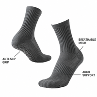 Chaussettes antidérapantes en silicone personnalisées pour le football, respirantes, sans couture, de haute qualité, avec logo personnalisé, fabriquées en usine.