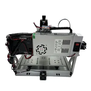 Full Aluminum Linear Guide Rail Mini CNC Router 3020 500W USB CNC Engraving Machine Limit Switch PCB Milling Cutting Machine