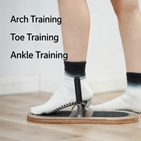 Planche d'entraînement pour pieds et chevilles en bois d'érable et caoutchouc pour Pilates, soulagement de la fascia plantaire, correction de la force des membres inférieurs, portable