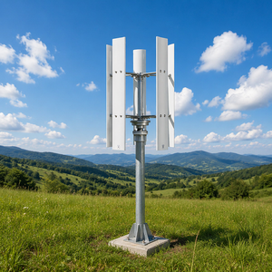 Générateur éolien portable à axe vertical avec sortie 220V, faible régime, pales optimisées pour l'efficacité, H-10kw - Product Image 1