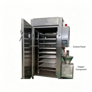 Nouveau Four à Fumer Commercial Électrique et à Gaz 100 kg pour Poisson et Viande, Machine à Fumer la Viande, Four de Fumoir à Vendre - Product Image 5
