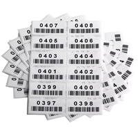 Etiqueta Adhesiva en Rollo Personalizada con Código QR Variable, Código de Barras, Número de Serie, para Almacén, Comercio Minorista, Supermercado, Etiqueta para Productos
