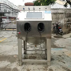 Machine de sablage humide manuelle sans poussière, armoire de sablage humide, vapeur d'eau